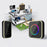 M488 433.92MHz Wireless Doorbell 150-200m Range 45 Ringtones Cordless Doorbell Kit, 1 Bell + 1 Transmitter - Black/EU Plug - 6