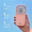 F20 Mini Handheld Fan 3000mAh 180 Degree Foldable 3-Speed USB Rechargeable Portable Neck Fan for Outdoor Travel - Pink - 2