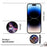 BW01 Electronic Badge 1.85 Inch Touchscreen Bluetooth-compatible Anime Display Brooch Pin for Cosplay Events - Black - 7