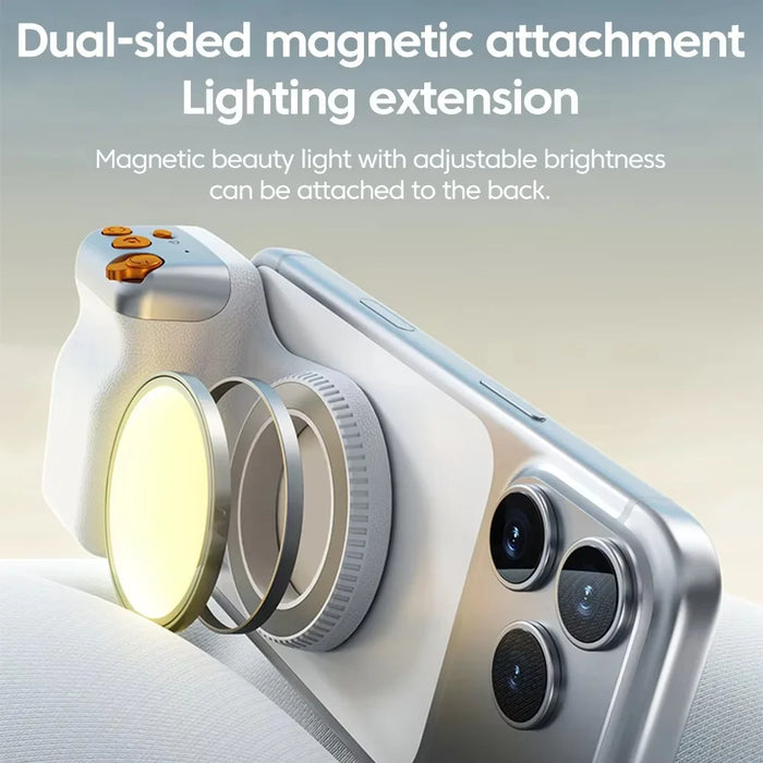 X Pro Magnetic Phone Photography Handle Bluetooth-compatible Remote Control Smartphone Camera Grip - 7