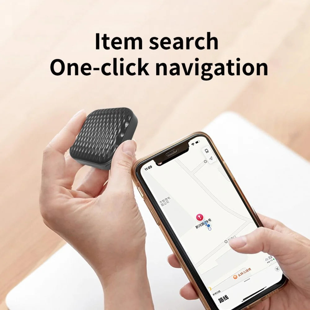 F25 Bluetooth-compatible Anti-Lost Tracker Pet Kids Elderly Global Locator Compatible with Find My App for iOS - Black - 3