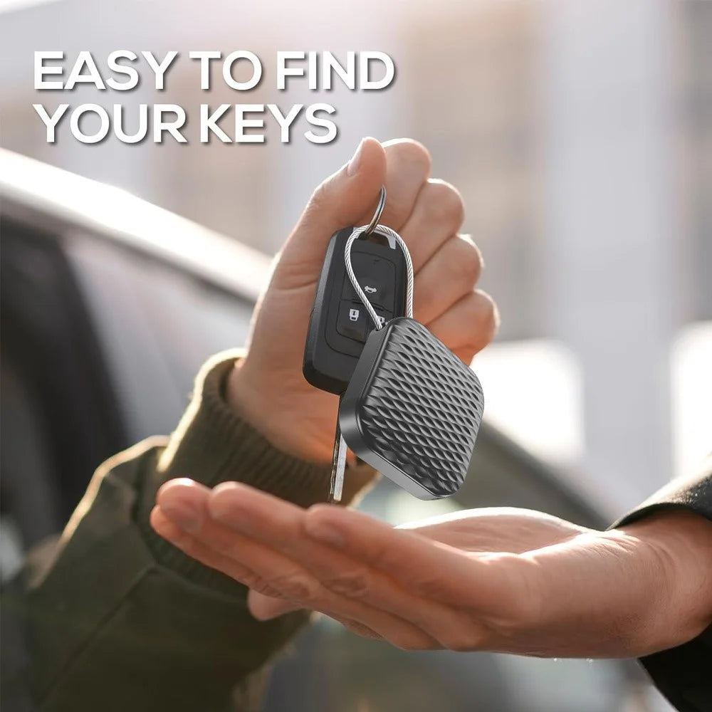 F25 Bluetooth-compatible Anti-Lost Tracker Pet Kids Elderly Global Locator Compatible with Find My App for iOS - Black - 5