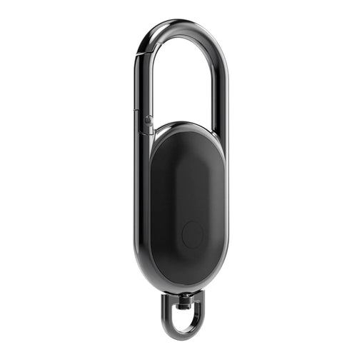 F15 Car Keychain Anti-Lost Tracker 2-in-1 Bluetooth-compatible Global Locator Compatible with Find My App for iOS - Black - 1
