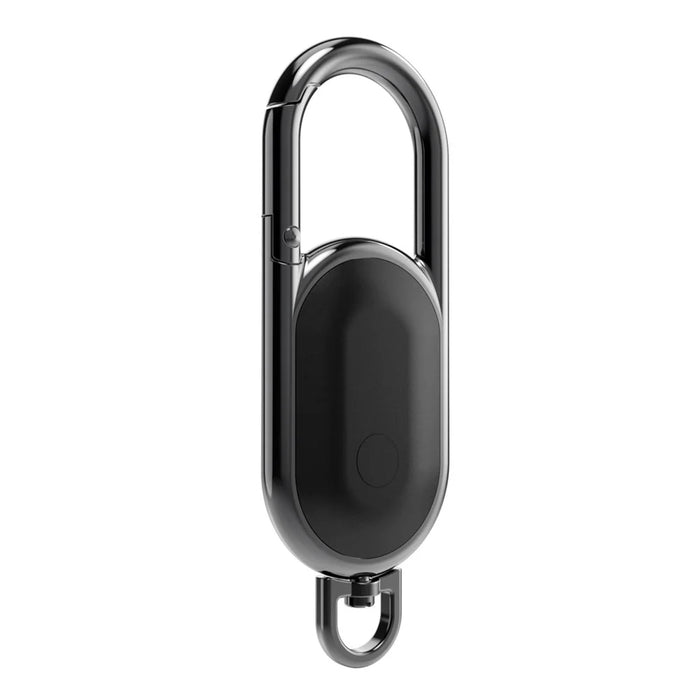 F15 Car Keychain Anti-Lost Tracker 2-in-1 Bluetooth-compatible Global Locator Compatible with Find My App for iOS - Black - 1