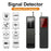 DT01 Wireless Signal Detector Hidden Camera Locator Anti-Spy RF Bug Finder GPS Tracker Detector - Black - 5