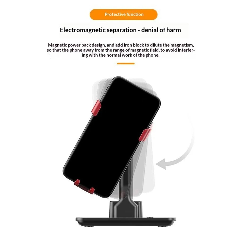 P2s Smart Phone Step Counter Phone Swing Device Super Quiet Variable Frequency Electromagnetic Separation Pedometer for Home Office - Black - 6