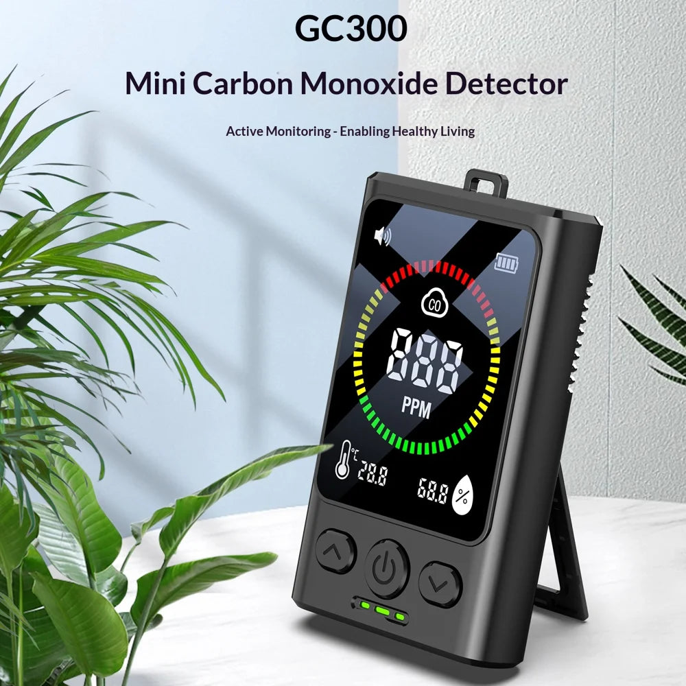 GC300 Mini Carbon Monoxide Detector CO Alarm 4 in 1 Gas Analyzer Portable Monitor - English Version - 2