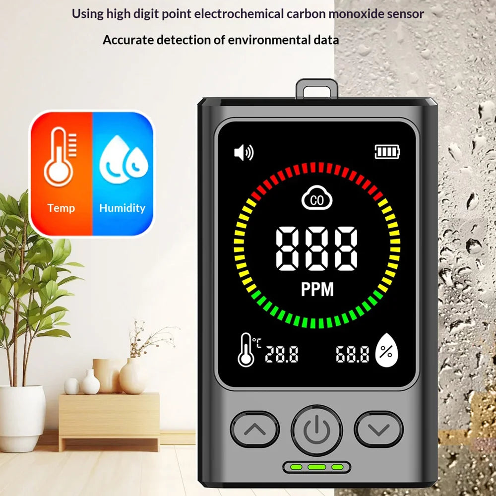 GC300 Mini Carbon Monoxide Detector CO Alarm 4 in 1 Gas Analyzer Portable Monitor - English Version - 6
