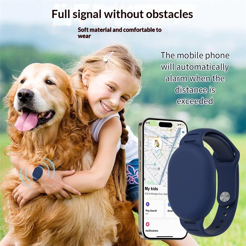 For Xiaomi Tag Silicone Watch Strap Kids Waterproof Adjustable Protective Case Band - Purple - 3