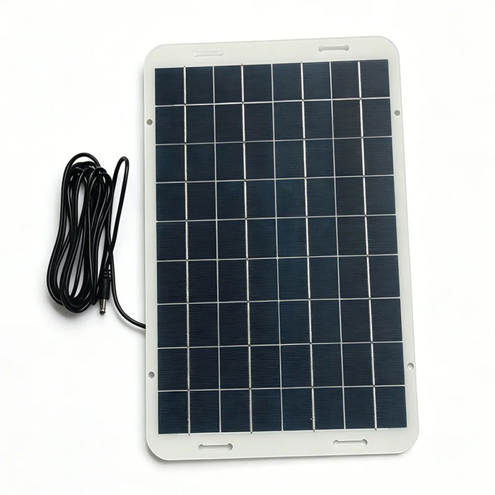 12W 18V Outdoor Solar Panel Portable Charger with DC5521 Connector and 3m Cable for 12V-18V Battery - 4