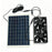 IP68 Waterproof 15W 18V Solar Panel Dual Fan Pet House Ventilation System with DC5521 Connector - 330x230mm - 2