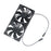 IP68 Waterproof 15W 18V Solar Panel Dual Fan Pet House Ventilation System with DC5521 Connector - 330x230mm - 5
