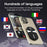 F8pro AI Magnetic Ultra-Thin Bluetooth-compatible Translator 170mAh 138 Languages Real-time Voice Text Translation Device for Meeting Travel - Black - 3