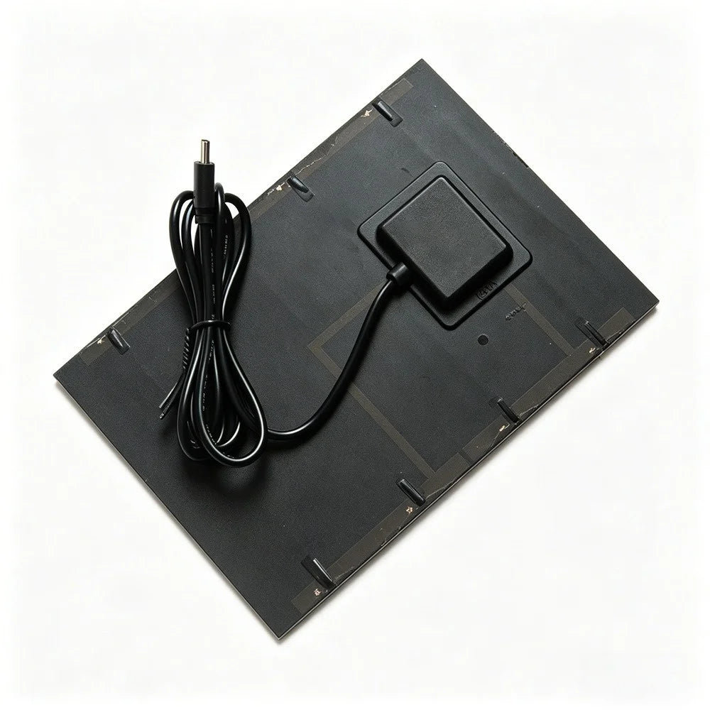 2.5W 5V Solar Panel Type-C Charging Solar Board for Security Camera Phone Outdoor Emergency Power Supply - 110x165mm - 3