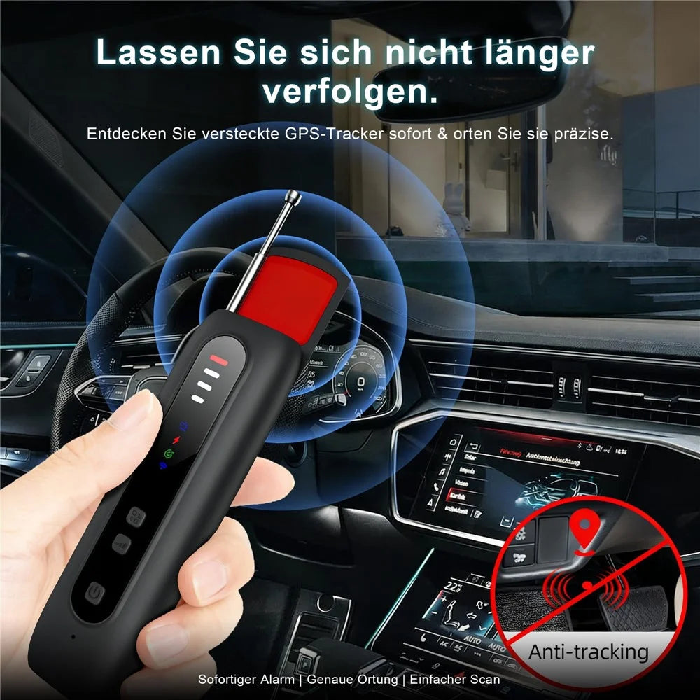t07 Lite Hidden Camera Detector 360 Degree IR Scanner GPS WiFi Signal Anti-Spy Bug Finder for Hotel Travel - Black - 5
