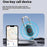 F15 Car Keychain Smart Tracker 2-in-1 Bluetooth-compatible Item Finder for Android - Black - 2