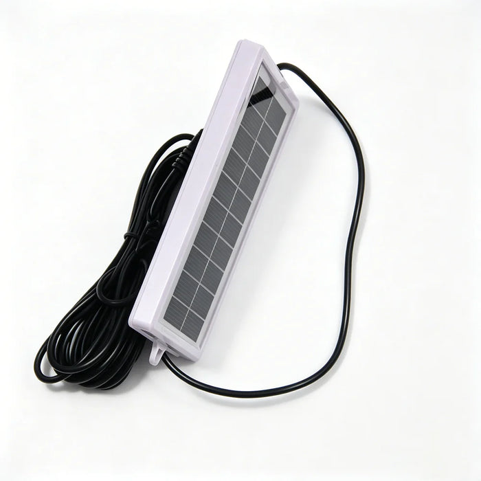 1W 5V Solar Panel Charger with 3m Cable for 3.7V-5V Battery Outdoor Light Security Camera Power Supply - DC5521 Output - 3