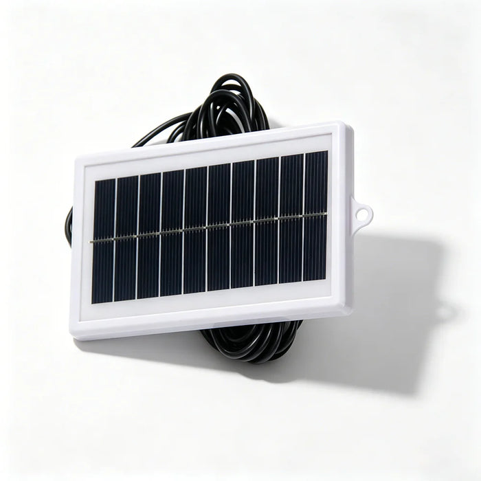1W 5V Solar Panel Charger with 3m Cable for 3.7V-5V Battery Outdoor Light Security Camera Power Supply - DC5521 Output - 4