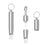 CS-02 3-in-1 Keychain Repair Tool Multi-function Portable SIM Card Ejector Pin Cleaning Brush Screwdriver for Phone Repair - Silver - 1