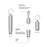 CS-02 3-in-1 Keychain Repair Tool Multi-function Portable SIM Card Ejector Pin Cleaning Brush Screwdriver for Phone Repair - Silver - 2