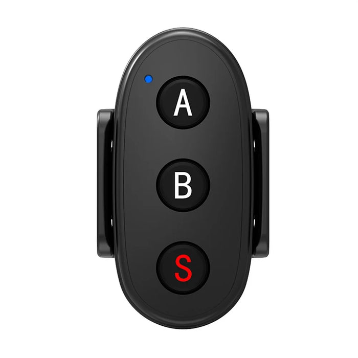 D09 Action Camera Remote Control 3-Button Bluetooth-compatible Controller for DJI GoPro Insta360 Smartphone - Black - 1