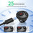 D11 Wearable Action Camera Controller for DJI Action / GoPro / Insta360 / Smartphone Bluetooth-compatible Remote Control Ring - Black - 5