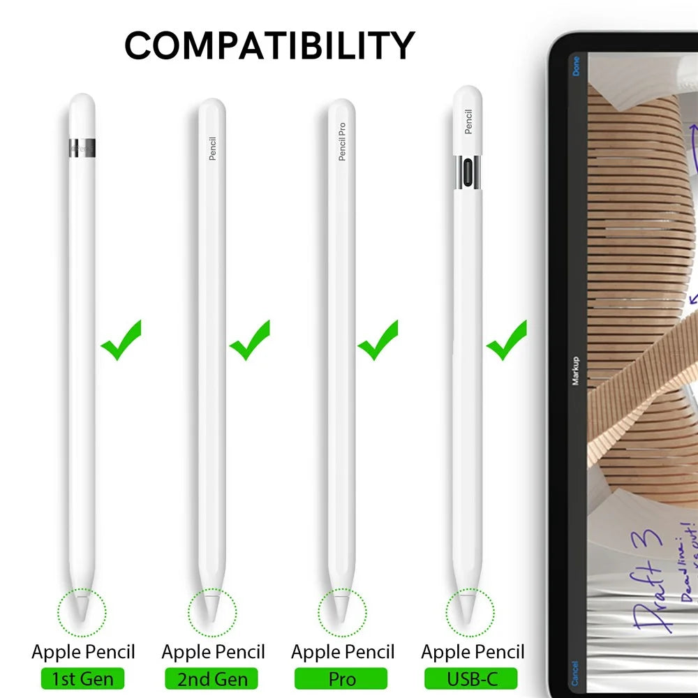 AHASTYLE WG24-P 4Pcs Pencil Tips Replacement for Apple Pencil Pro /  (1st Generation) / (USB-C) / (2nd Generation) / (1st Generation) with Storage Box - 2