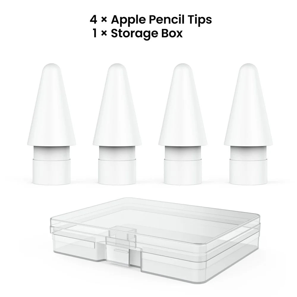 AHASTYLE WG24-P 4Pcs Pencil Tips Replacement for Apple Pencil Pro /  (1st Generation) / (USB-C) / (2nd Generation) / (1st Generation) with Storage Box - 6