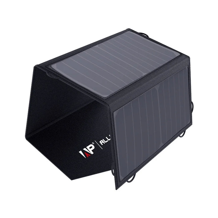 ALLPOWERS 5V 21W Foldable Solar Panel Waterproof High Efficiency Solar Charger with Dual USB for Phone Tablet - 2