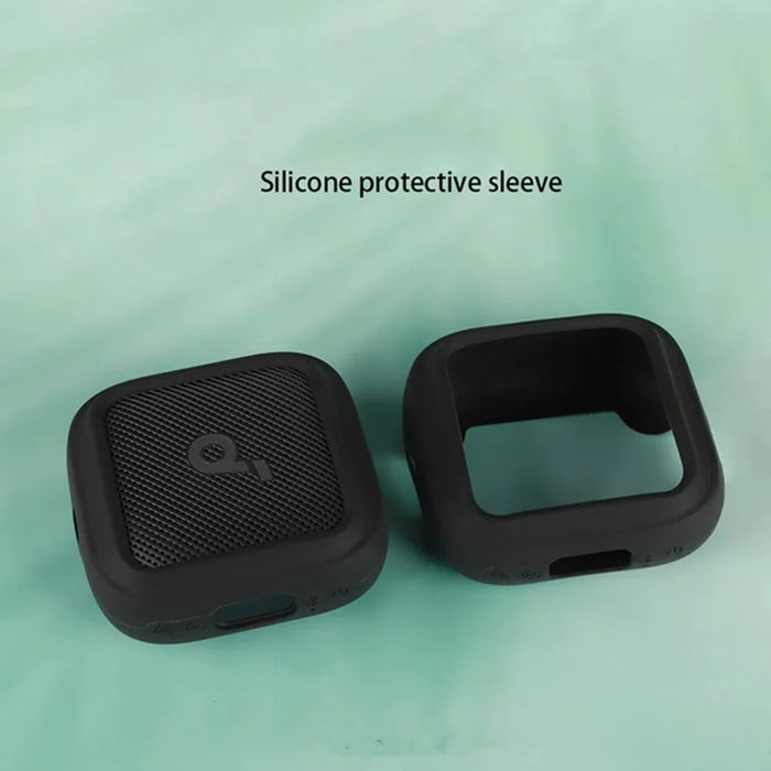 For Anker Soundcore Boom Go 3i Silicone Case Bluetooth-compatible Speaker Soft Protective Cover - Dark Blue - 4