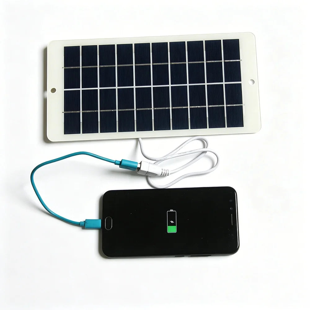 4.5W Solar Fountain Pump Kit 5V Solar Panel Water Pump with USB Output for Garden Pond Fountain Camping - 3