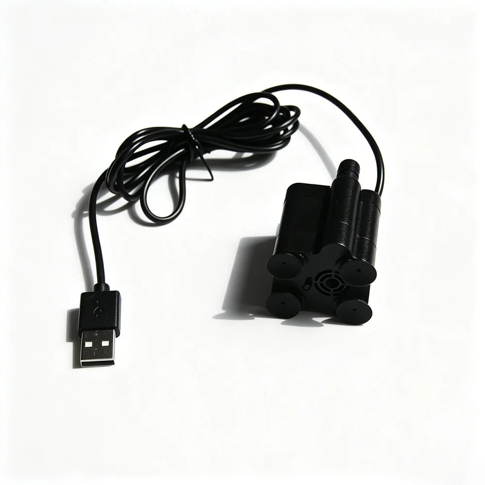 4.5W Solar Fountain Pump Kit 5V Solar Panel Water Pump with USB Output for Garden Pond Fountain Camping - 4