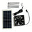 5W 12V Solar Panel with 120mm Exhaust Fan Pet Ventilation Air Circulation System for Dog Cat Chicken Coop - 1