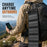 12W Solar Panel Charger 5-Fold Portable Solar Power Bank with USB-C Output for Outdoor Camping - Black - 2