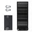 10W Solar Panel Charger 4-Fold Portable Power Bank with USB-C Output for Outdoor Camping - Black - 1