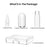 AHASTYLE WE41 USB-C to Pencil Adapter Kit for Apple Pencil (1st Generation) Bluetooth-compatible Pairing with Replacement Tips + Magnetic Cap - White - 7