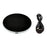 RY-010 USB Heating Cup Warmer Pad Coaster 3 Speed Touch Control Smart Temperature Coffee Mug Warmer - Silver - 1