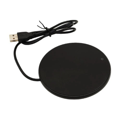 RY-004 USB Mug Warmer 3-Level Touch Temperature Control 8H Auto-Off Cup Heater Pad - Black - 1