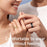 R88 Smart Ring Sleep Heart Rate Blood Oxygen Monitor Fitness Tracker with Charging Case - Red / Size 7 - 2