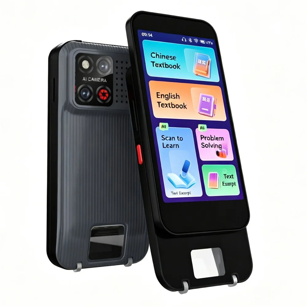 S15 Pro 2+16GB 4 Inch Screen AI Translation Device 148 Online Languages WiFi Photo Scanning Voice Translator - Black - 1