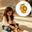 Silicone Band for AirTag (2nd Generation) / AirTag Cartoon Waterproof Wristband Tracker Protective Case - Leopard Print - 4