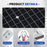 40W Solar Panel Portable Charger 18V Outdoor Power Station Battery Charger for RV Camping Monitoring - Single Panel - 2