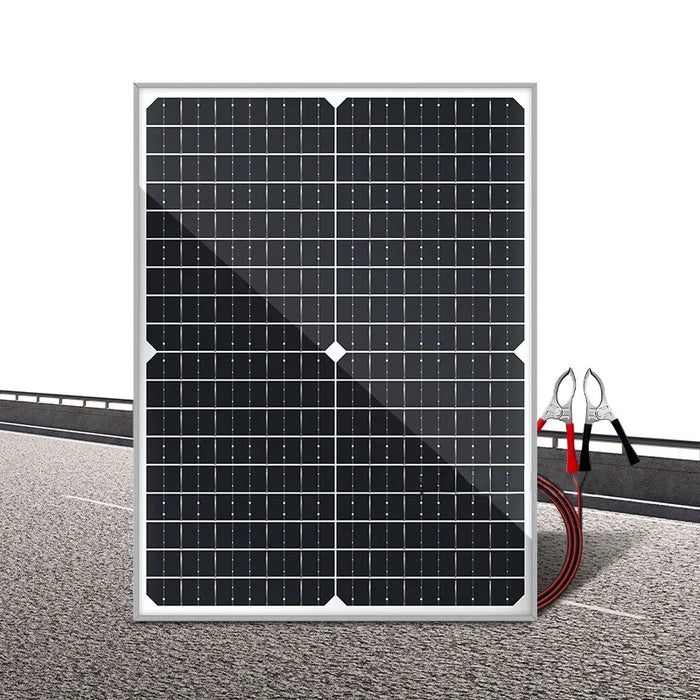 40W Solar Panel Portable Charger 18V Outdoor Power Station Battery Charger for RV Camping Monitoring - Single Panel - 5