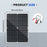 40W Solar Panel Portable Charger 18V Outdoor Power Station Battery Charger for RV Camping Monitoring - Single Panel - 6