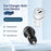 T05 USB-A + Type-C Car Charger Bluetooth-compatible Tracking Anti-Lost Device for Smartphone - Black/For Android Version - 2