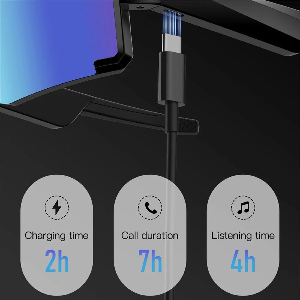 M14 Smart Glasses 8MP Camera AI Translation EIS Anti-shake Bluetooth-compatible IPX4 Waterproof - White+Blue - 6