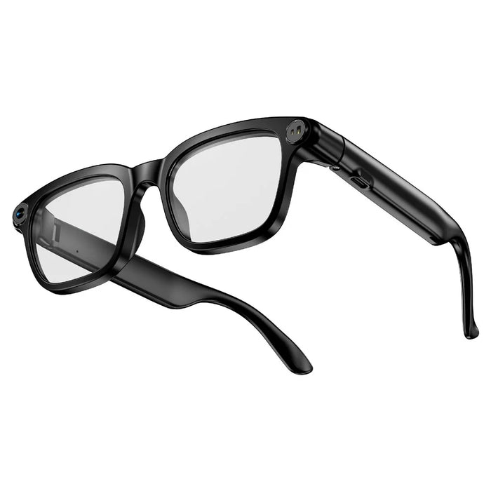 M08 Smart Glasses 800W Camera AI Translation Bluetooth-compatible Music Eyeglasses - Clear Lens - 1