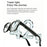 M08 Smart Glasses 800W Camera AI Translation Bluetooth-compatible Music Eyeglasses - Clear Lens - 5