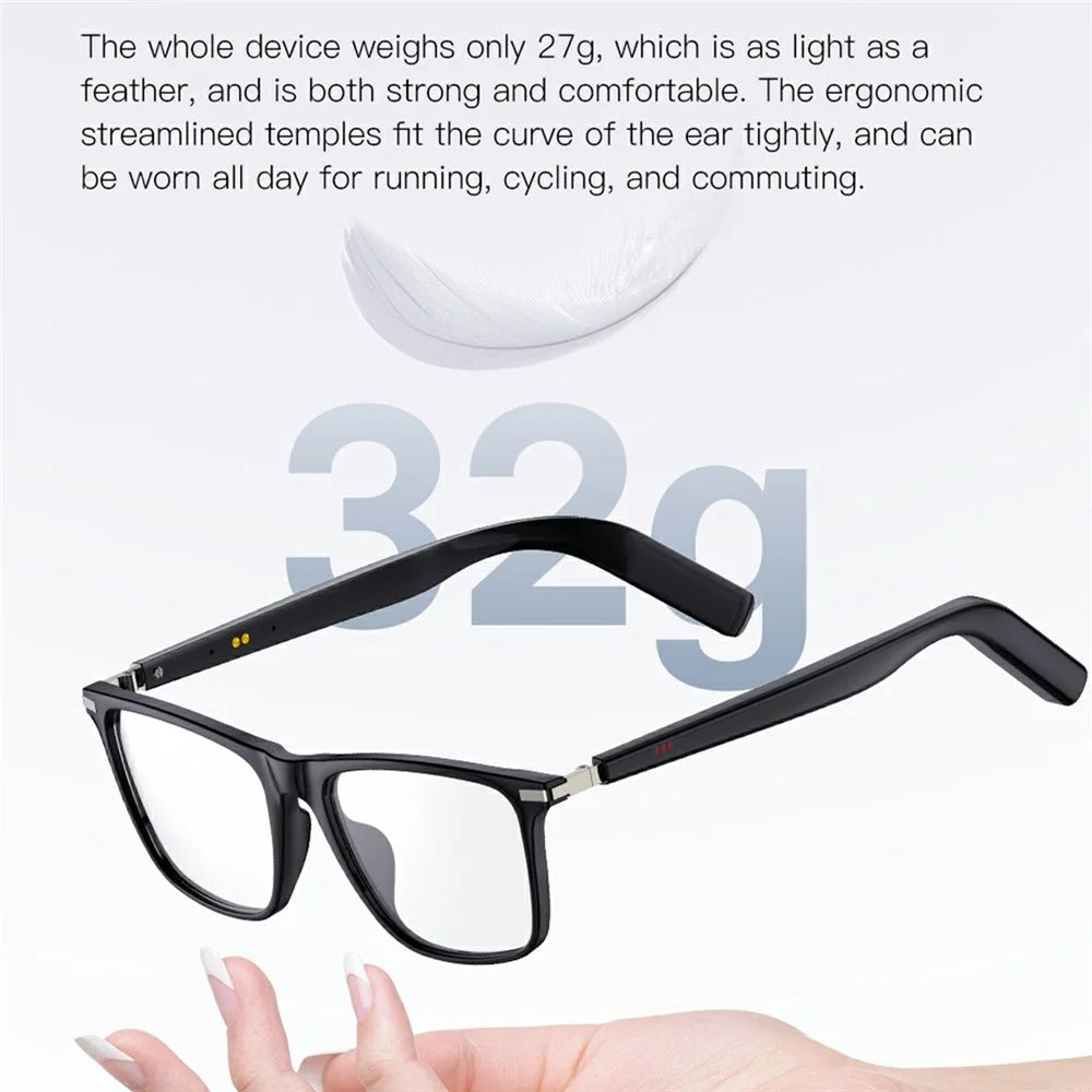 M03 Bluetooth-compatible Smart Audio Glasses IP68 Waterproof Open Ear Headphones - Photochromic Lens - 2