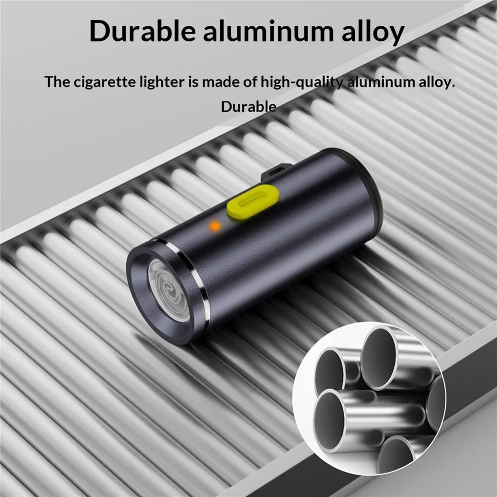 FH-Type-C01 Type-C Powered Arc Lighter Portable Windproof Electric Cigarette Lighter - Black - 5